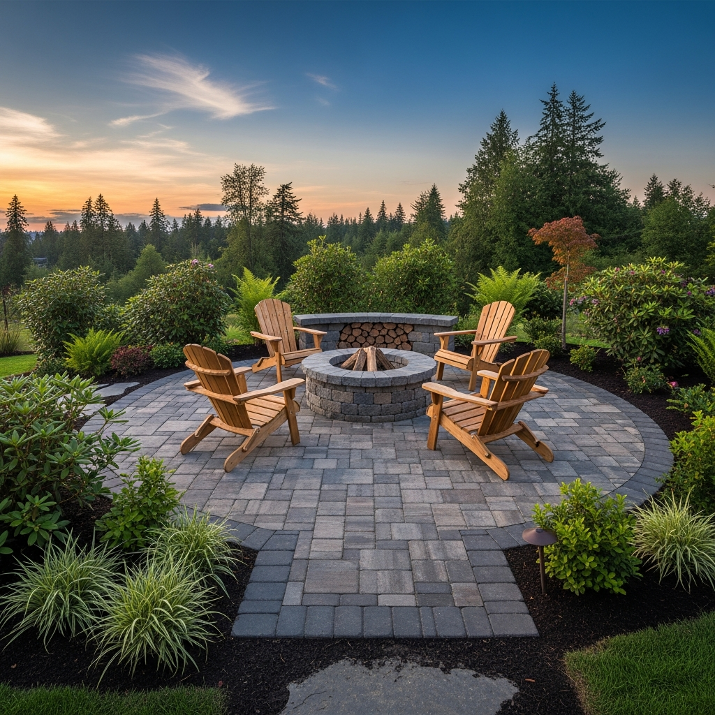 Paver Patio & Fire Pit
